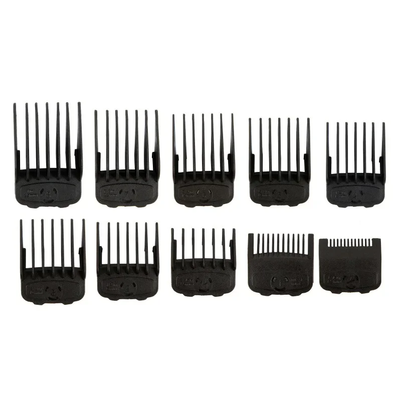 10pcs/set  Hair Clipper Magnet Limit Comb Set Salon Barber Magnet Limit Stop Shape Trimmer Gradient Oil Head Tool