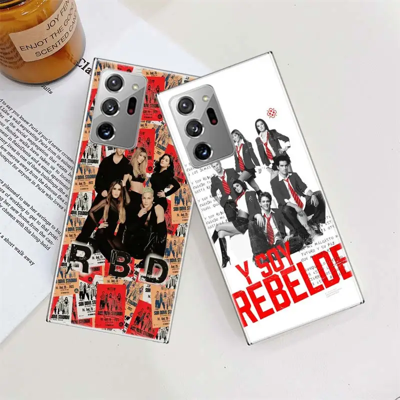 F-Fashion RBD R-Rebelde Phone Case For Samsung Galaxy A04 A04S A14 A24 A34 A54 A10 A20E A30 A40 A50 A70 A31 A41 A51 A71 A11 A21