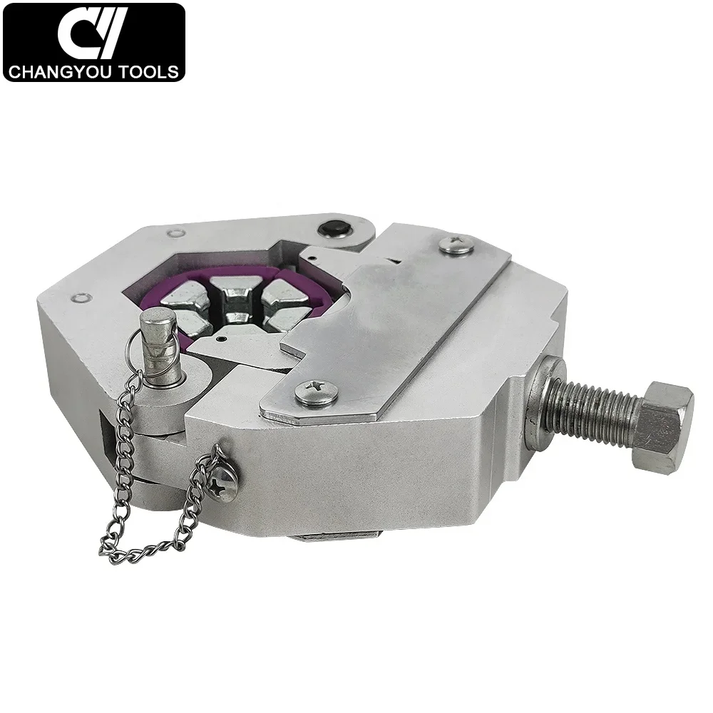 71550 Hose Crimper Tool Kit Portable Manual Air Conditioning Line Press Crimping Tool with Hydraulic Power for AC Line