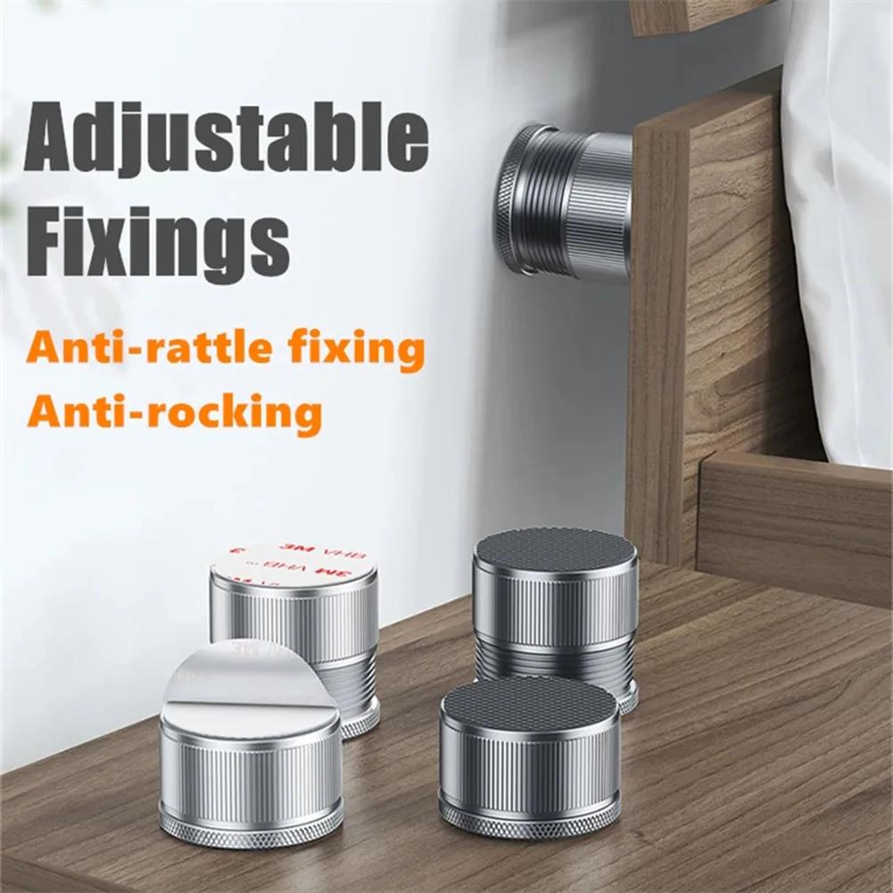 Adjustables Bed Risers Durable Aluminium Alloy Non-Slip For Table