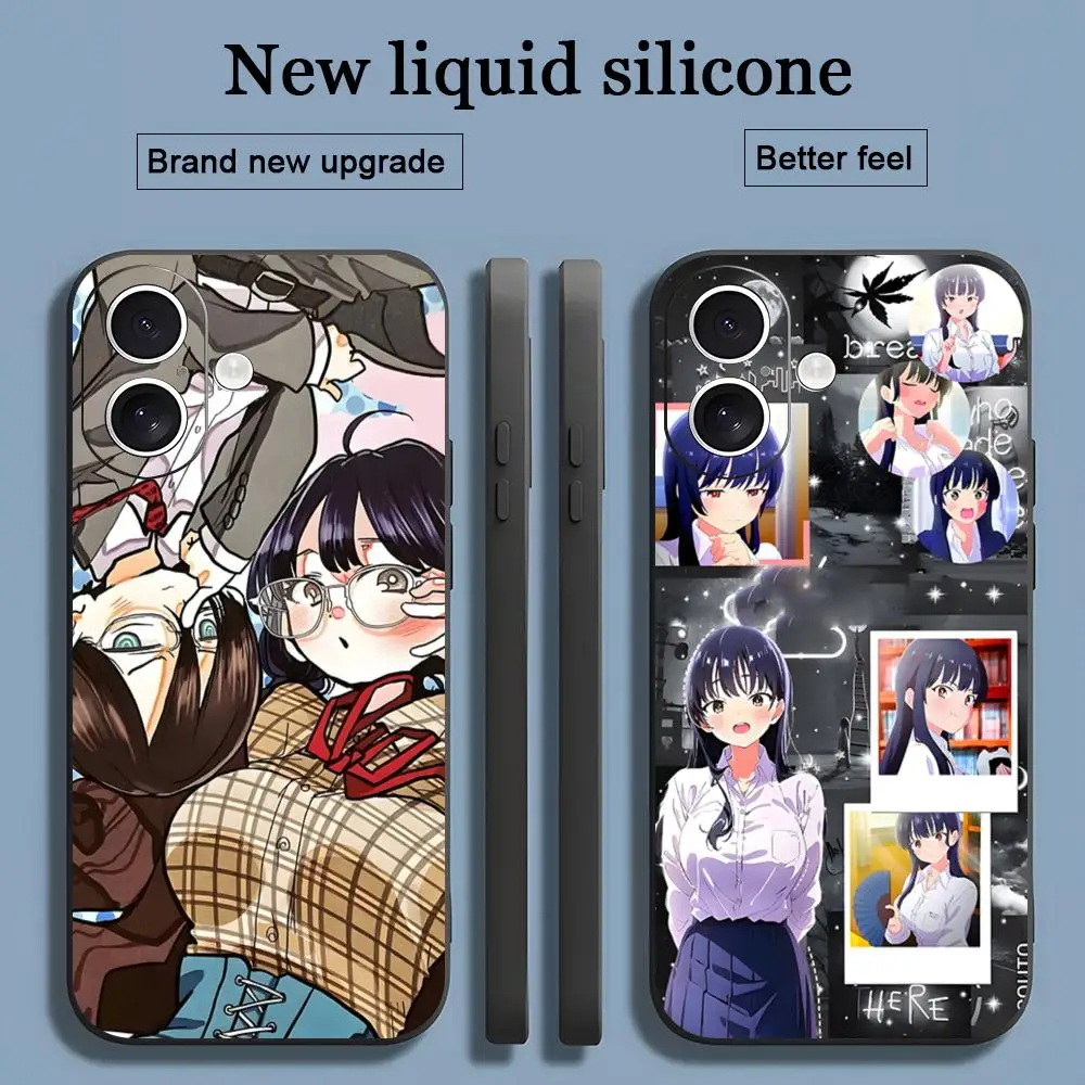 Funda para Teléfono iPhone 17 16 15 14 13 12 11 Anna X XR XS 8 Plus Hot Mini Pro Yamada Max, Negra, Suave, Antigolpes, con Diseño de Anime