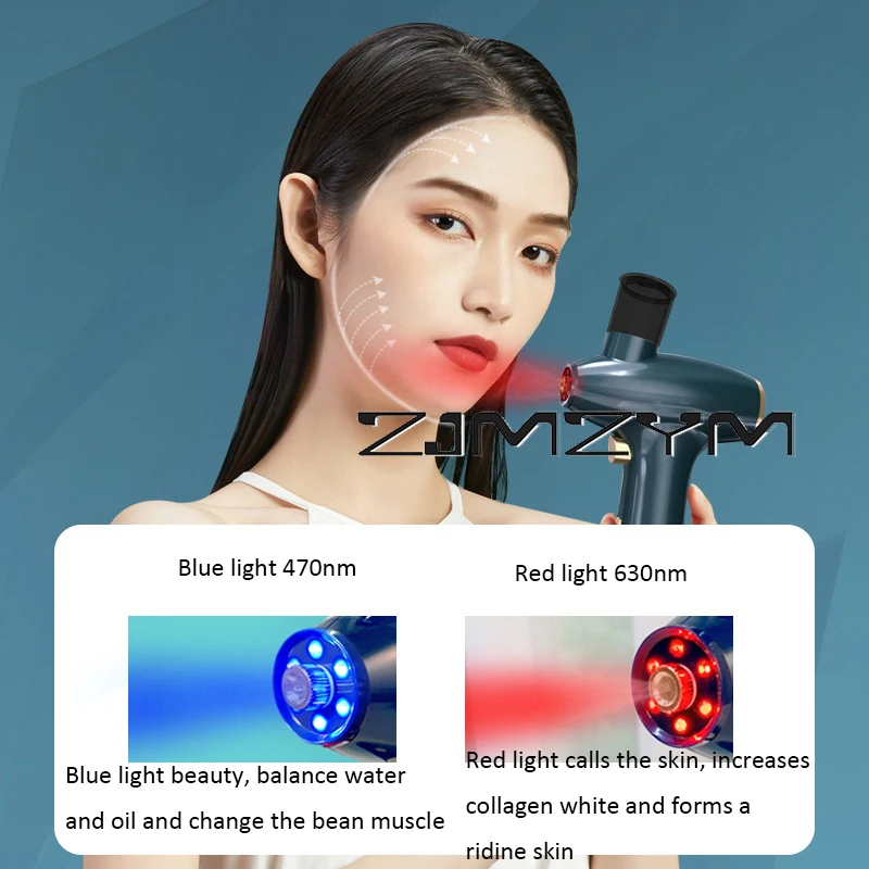 Blue Oxygen Injection Instrument Home Sprayer Light Rejuvenation Beauty Instrument Facial Multi-functional Beauty Instrument