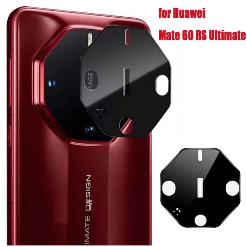 for Huawei Mate 70 60 RS Ultimate Mate X6 Camera Lens Tempered Glass Lens Film Protector Integrate Glass Cap Black Coverage