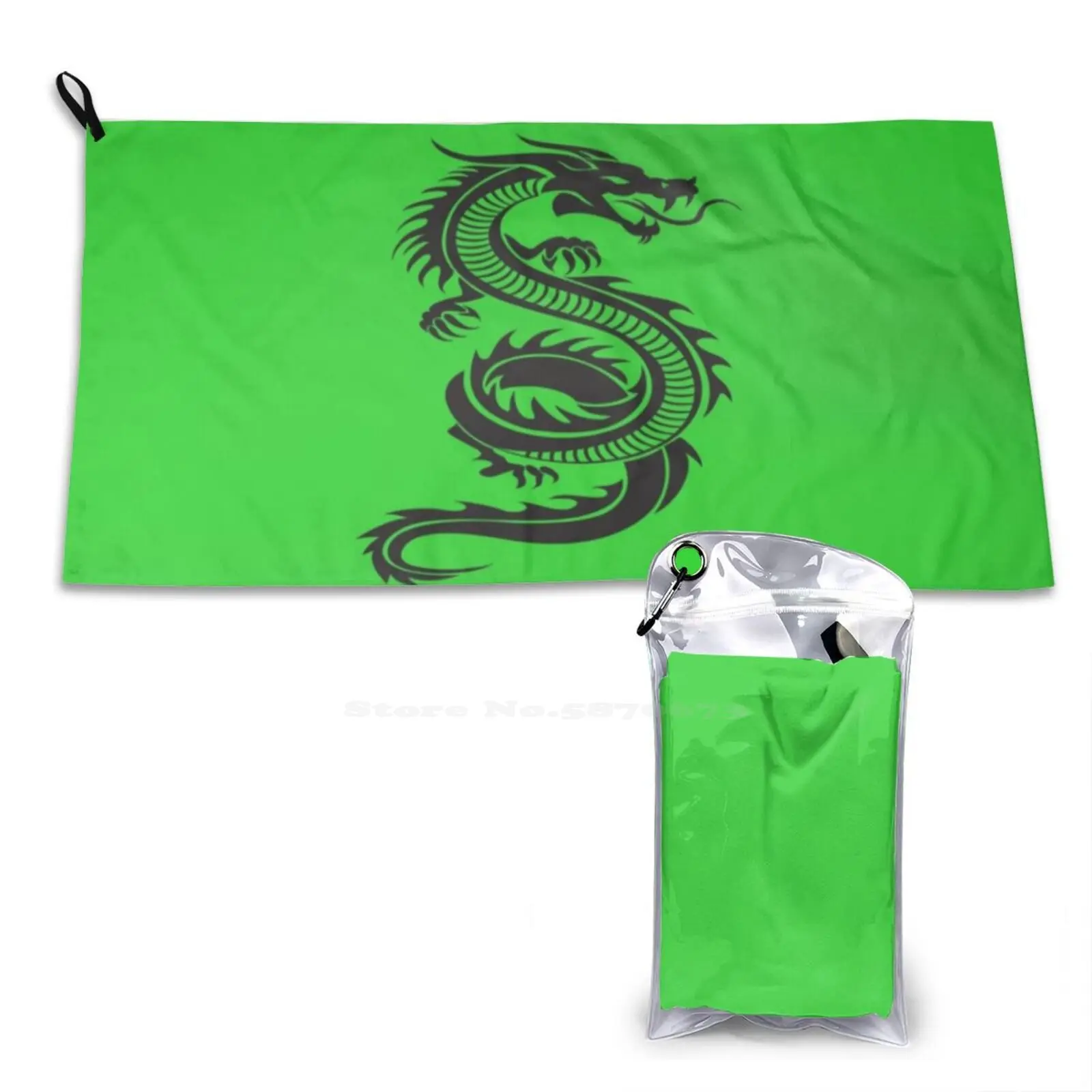 Color Art Black Dragon Soft Comfortable Bath Towel Outdoor Magnet Dragon Skin Dragon Desk Mats Dragon Mouse Dragon Laptop