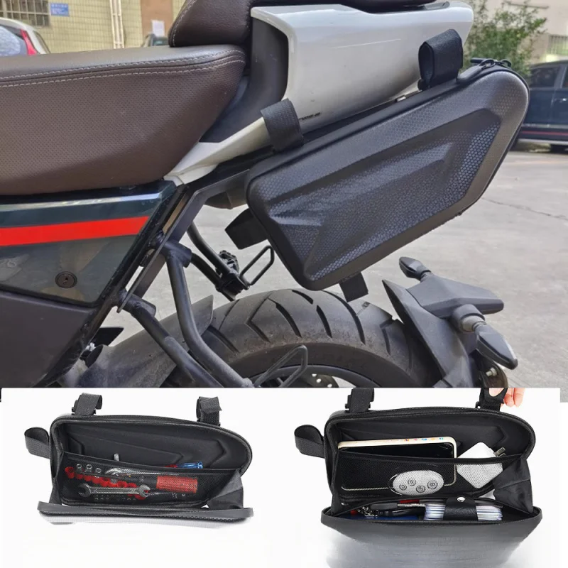 Triangular Side Bag Modified Side Pouch Scooter Motorcycle