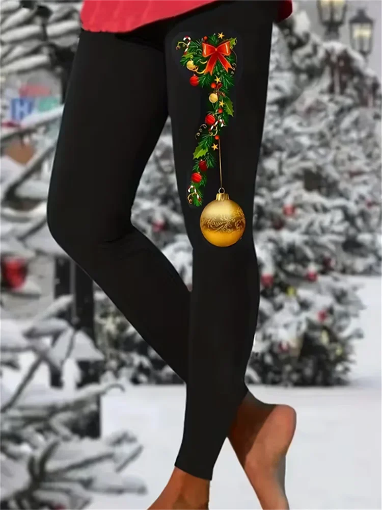 طماق المرأة طماق عيد الميلاد بسط الجوارب ضئيلة مثير أزياء اليوغا السراويل العصرية بارد تجريب السراويل