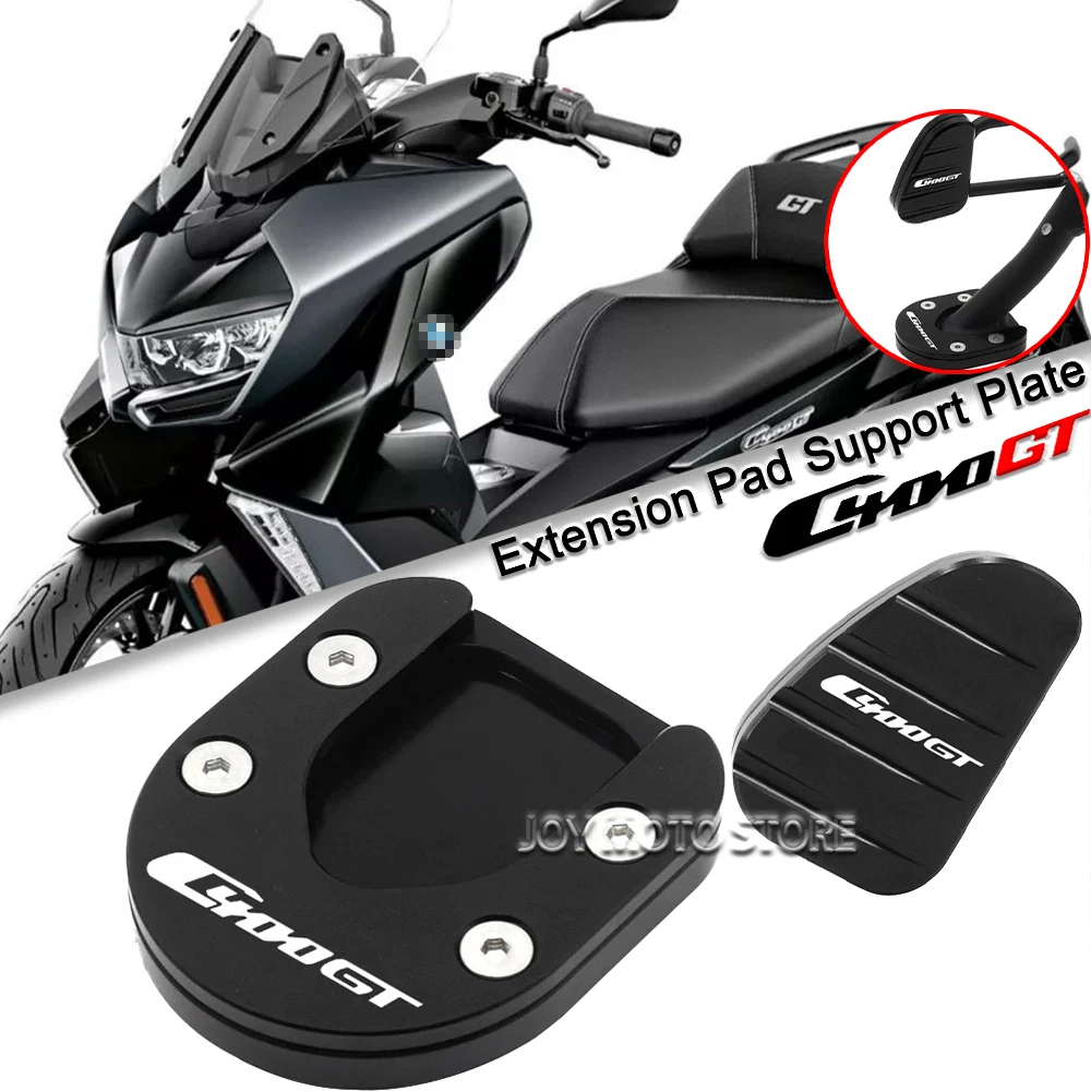 

For BMW C400GT c400gt Motorcycle Kickstand Foot Side Stand Extension Pad Support Plate