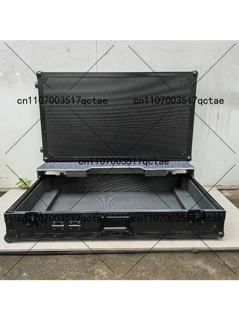 Professional DJ Equipment Hard Case for Laptop with Sliding Opening Design, Screen Unobstructed