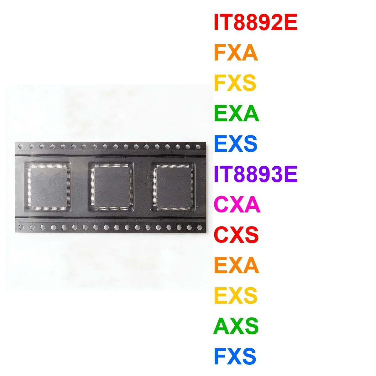 (2piece)  IT8892E FXA FXS EXA EXS IT8893E CXA CXS EXA EXS AXS FXS IT8519E CXA CXS QFP-128 Chipset