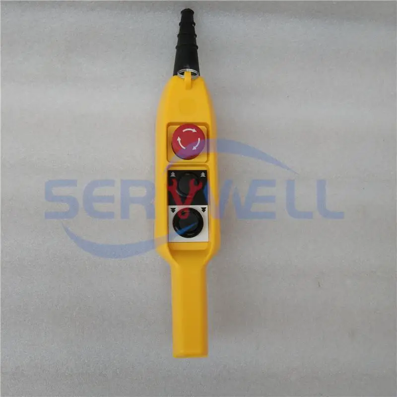 COB-61E 61ES TY-3A TY-3D المعطف رافعة كرين شاحنة دفع زر التبديل محطة التحكم واحدة مزدوجة سرعة مع الطوارئ توقف