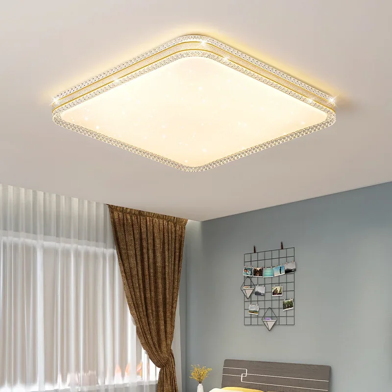 2025 الشمال بسيط LED ضوء السقف 2023 جديد جولة مربع يعتم مصباح لغرفة المعيشة غرفة الطعام غرفة نوم فاخرة نوبل داخلي