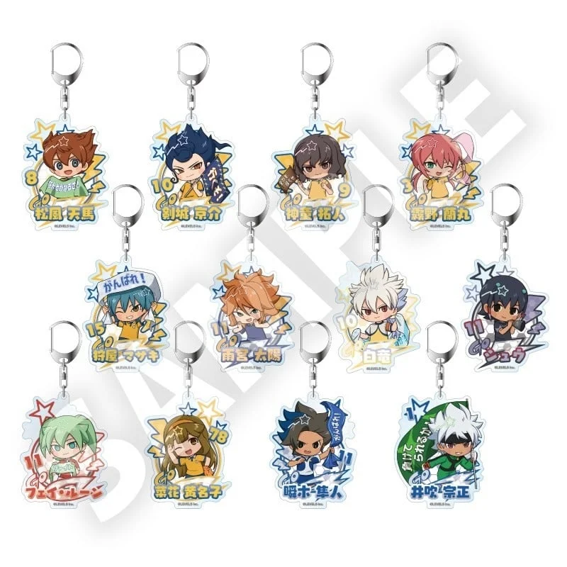 Game Inazuma Eleven Anime GO Shindou Takuto New Acrylic Stand Figure KeyChain Q Version Fans Collectible Gift