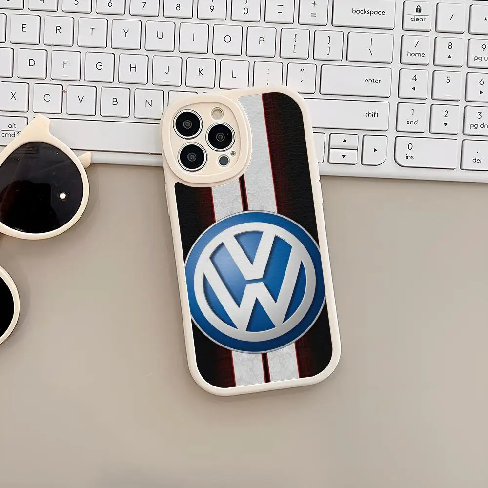 The Car V-VolkswagenES MAISTO Mouse Pad Lambskin Case For Iphone 16 15 14 13 11 12 Pro Max Xr X Xs 8 7 Plus