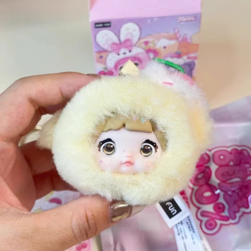 ‌ Novo genuíno nommi doçura 100% caixa cega boneca de pelúcia, mistério kawaii chaveiro animal de pelúcia, bonito presente colecionável para meninas