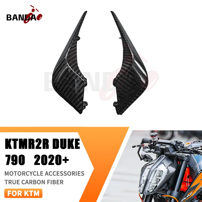 

For KTM Duke 790/890 2018-2023 100% 3K Pure Carbon Fiber Motorcycle Accessories lampshade fairing kits