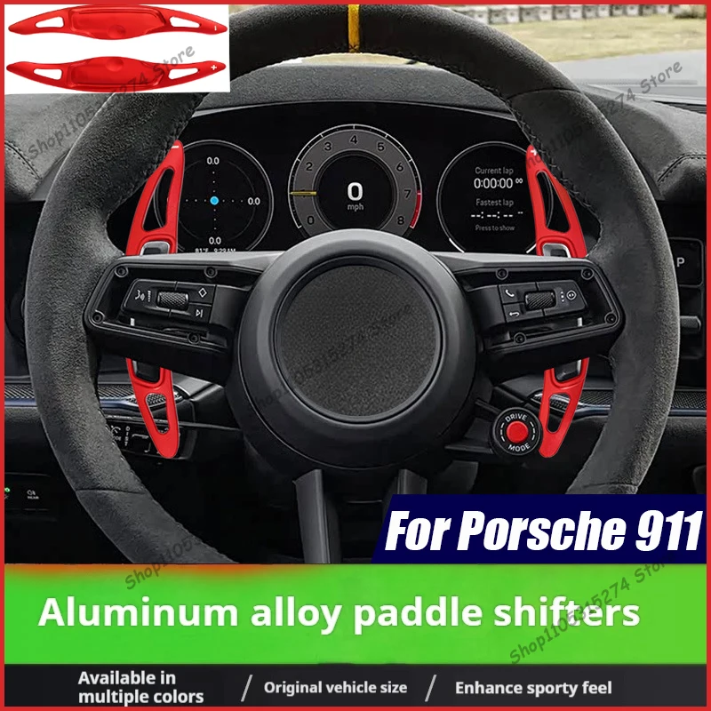 Suitable for Porsche 911 Shift Paddles, Cayenne Macan, Panamera Modified Steering Wheel Aluminum Alloy Paddles