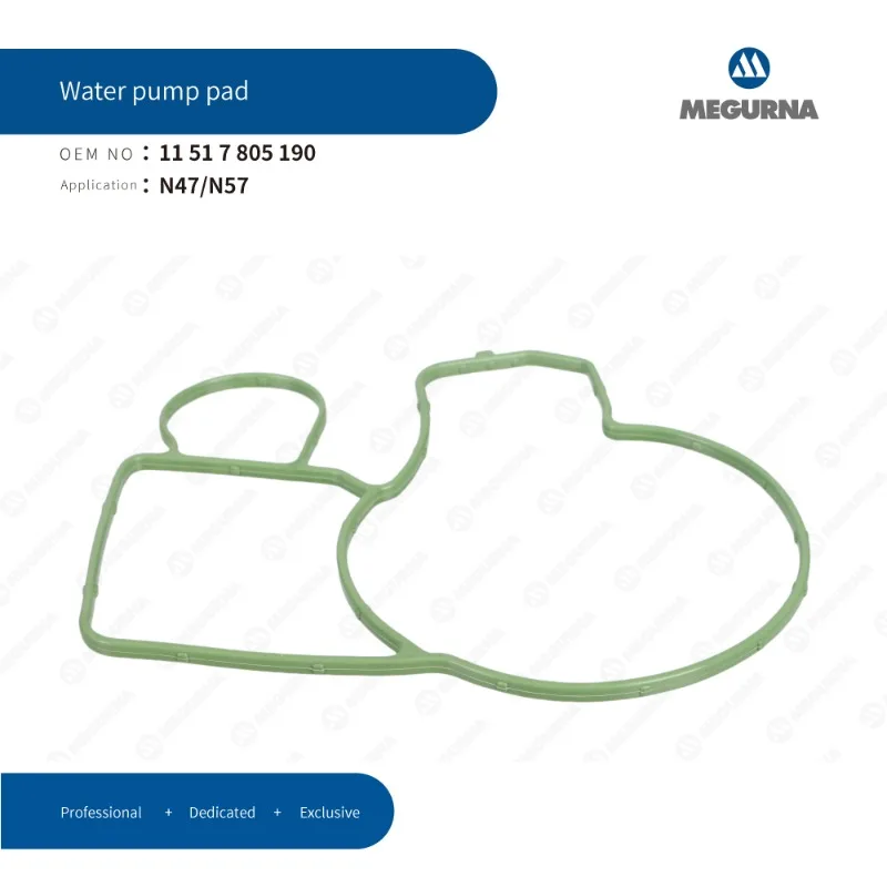 N47/N57 Engine Water Pump Seal Gasket FOR BMW 116d 118d 120d 123d 318d 320d 330d 520d 525d 530d 535d 730d X1 X3 X5 11517805190
