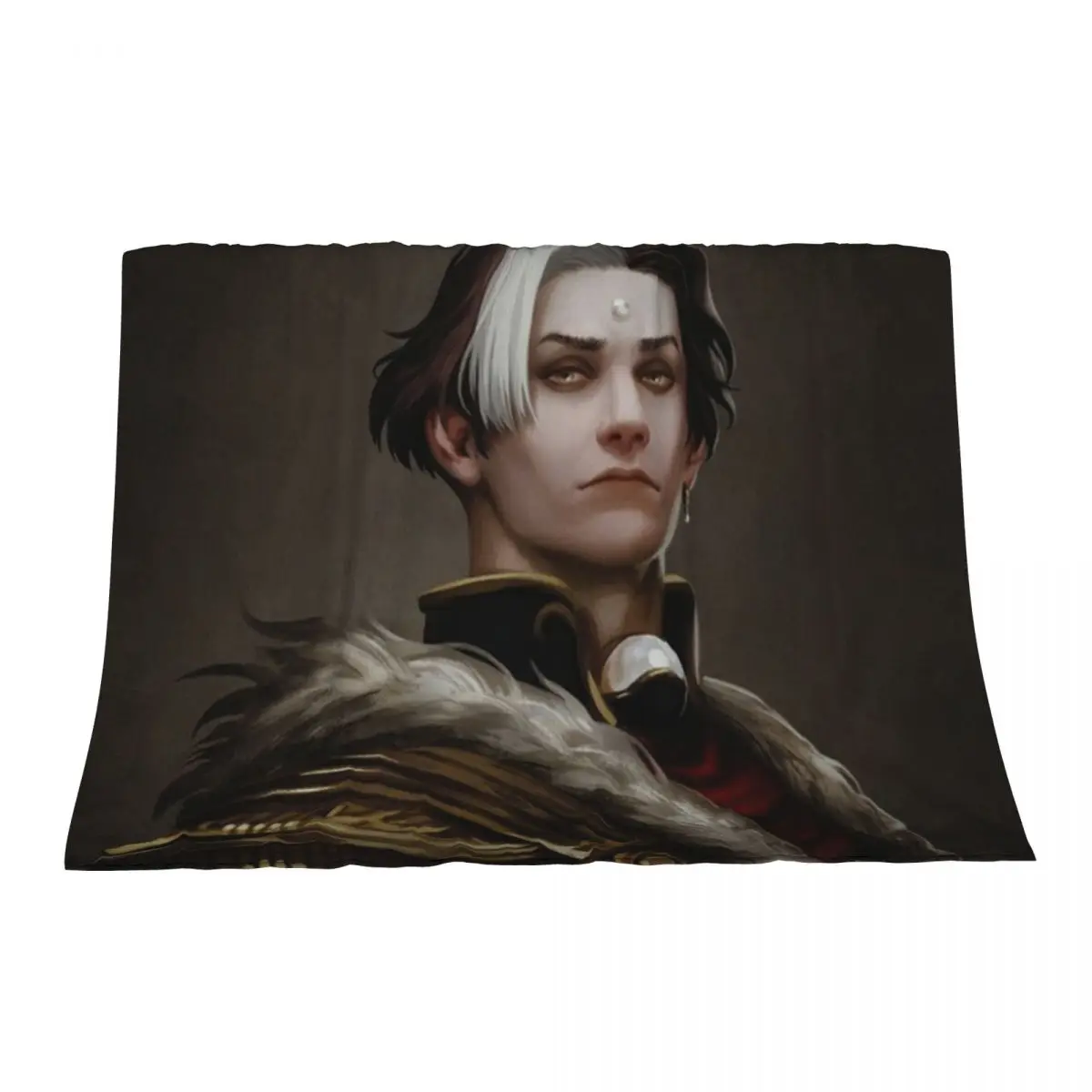 

Solus zos Galvus portrait Throw Blanket Flannels Warm Summer Blankets