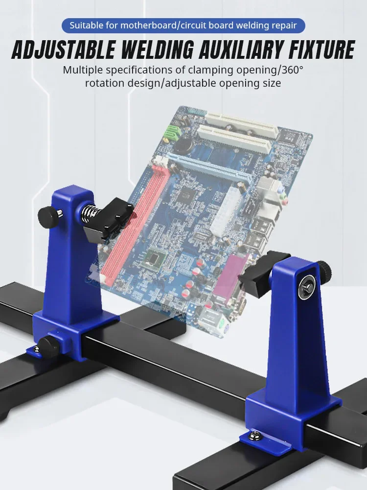 Adjustable MotherBoard PCB Holder 360 ° Rotation Printed Circuit Board Jig Soldering lron Assembly Stand Clamp Repair Tools