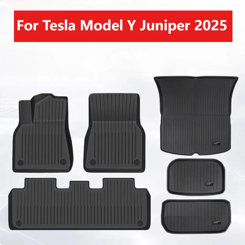 

For Tesla Model Y Juniper 2025 model3 Highland Full Coverage Carpet TPE Car Floor Mats Interior accessories