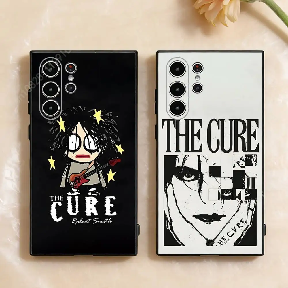 

Robert The C-Cure Band Phone Case for Samsung Galaxy S30 26 25 Ultra Plus S24 23 22 FE Lite S21 20 Shockproof Silicone Cover