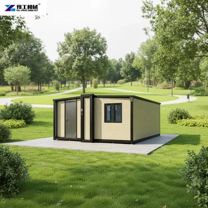 Expandable Prefabricated Steel Structure Modular Container House Double-wing Folding Sandwich Panel