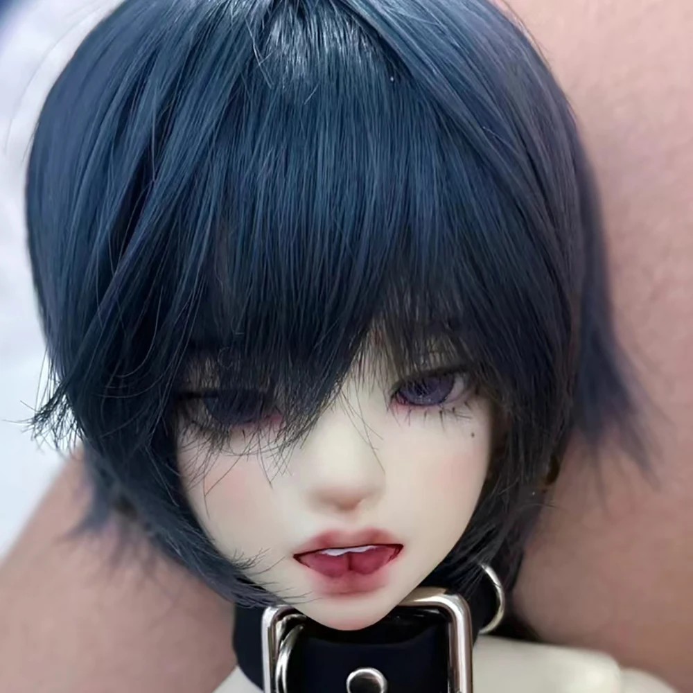 1/4 BJD Puppenkopf ohne Make-up, Harz-Männerpuppe, ohne Make-up, DIY-Puppenzubehör, Geschenke – Detail 1