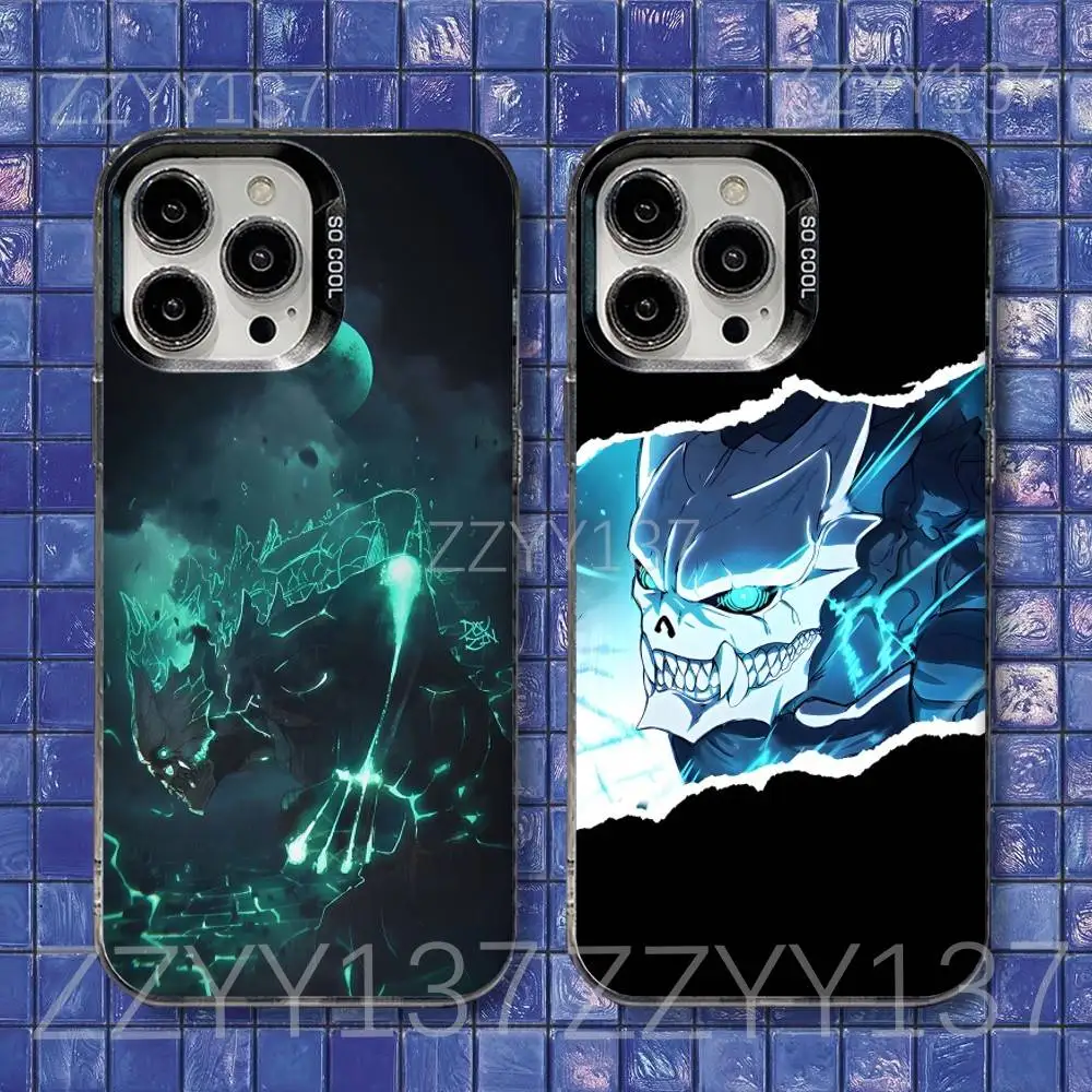 

K-Kaiju No 8 Anime Phone Case For iPhone 16,15,14,13,12,11,8,7,Pro,Max,Plus,Mini,XS,SE Shockproof Matte Cover