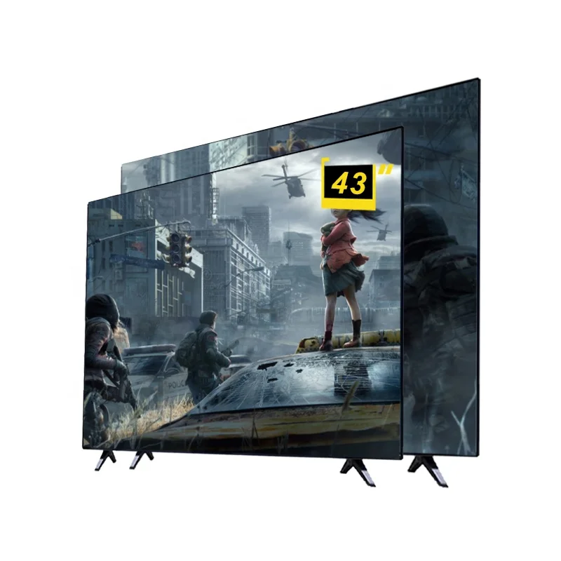 

High end customized TV STLF ZJWWholesale Manufacturer Smart Display TV 43 Inch Android Smart Television With Narrow Screen