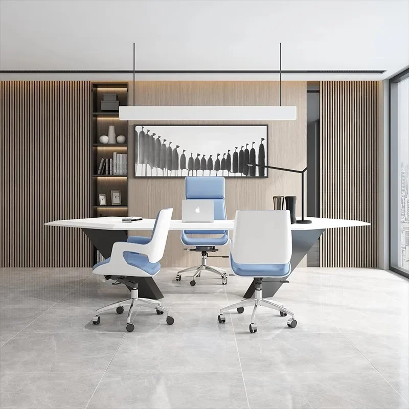 Work Computer Office Chair Living Room Designer Armchair Ergonomic Leather Rolling Chair Swivel Silla De Escritorio Furniture