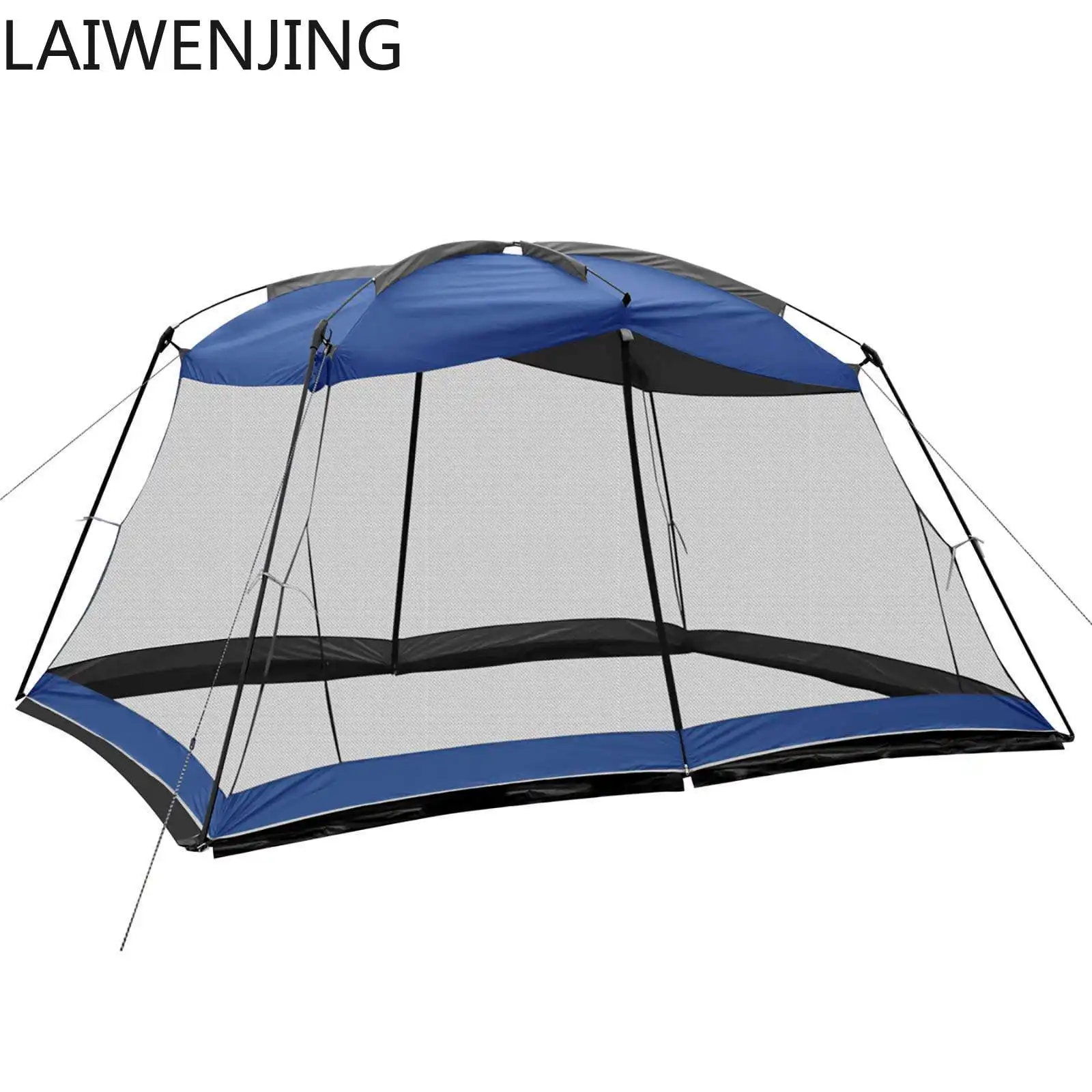 

HLZ 6-8 people outdoor mosquito-proof mesh tent ventilated and breathable shading pergola beach tent