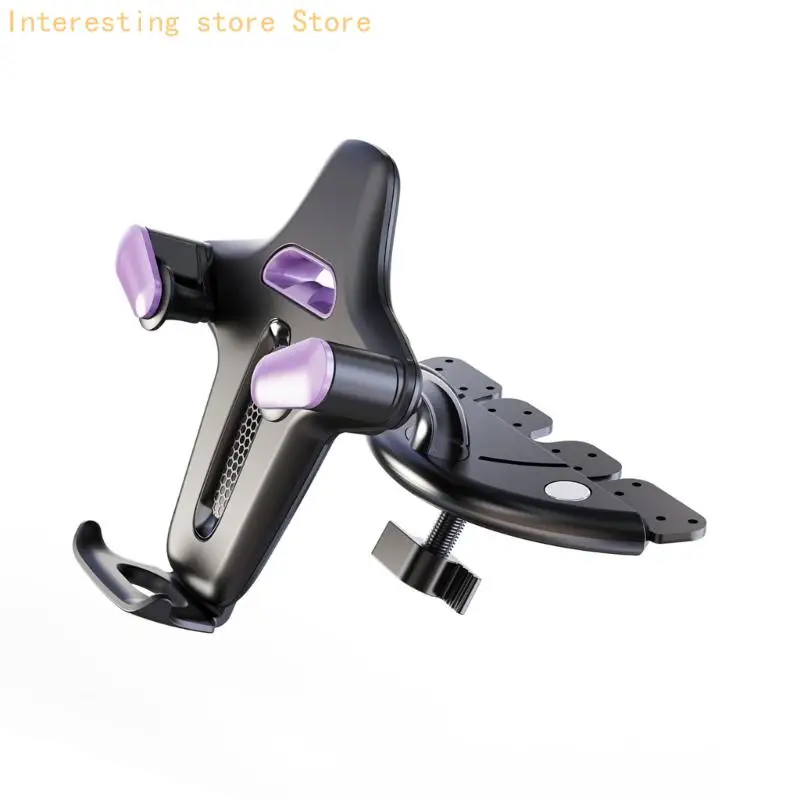 Universal Auto Compact Disc Slot Handyhalter 360 Grad drehbar für 4 bis 7 Zoll Mobilgeräte 55KC – Detail 7