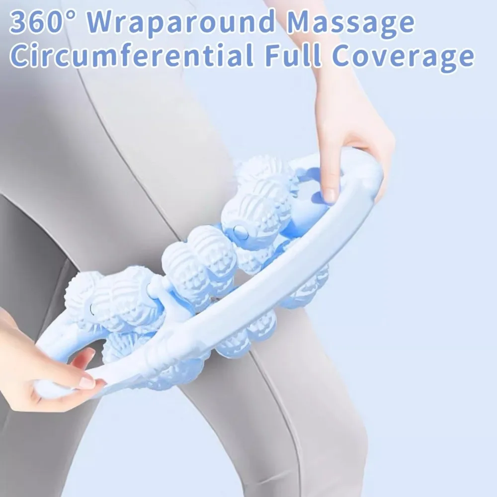 

32 колеса кольцевой зажим для ног, массажер с вращением на 360 градусов, многофункциональный массажер от целлюлита, гладкий инструмент, восстановление боли в мышцах