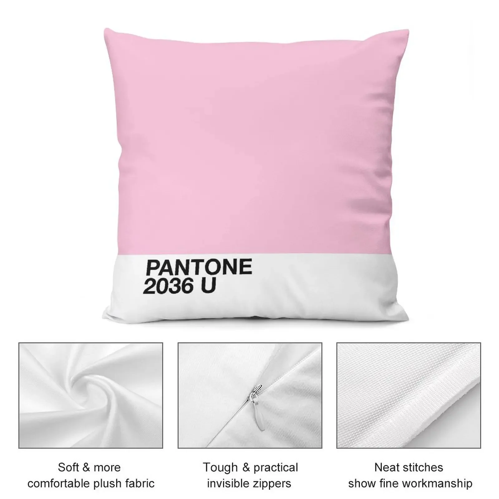 Pantone 2036 U –?pink Throw Pillow Christmas Pillows pillows decor home luxury sofa pillows pillow