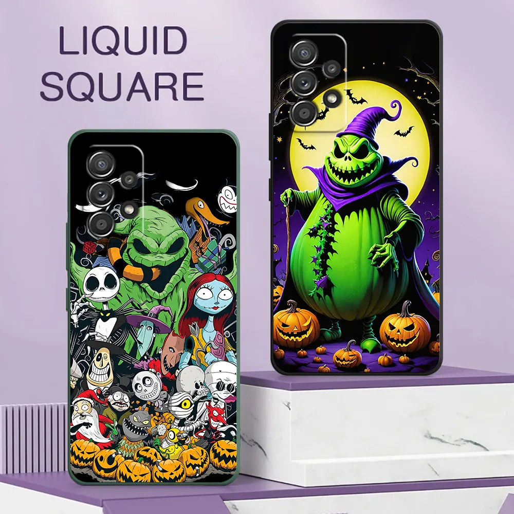 

The Nightmare Before Christmas Halloween A56 Case For Samsung Galaxy A17 A55 A54 A53 A36 A35 A34 A52 A72 A32 A26 A07 Phone Cover