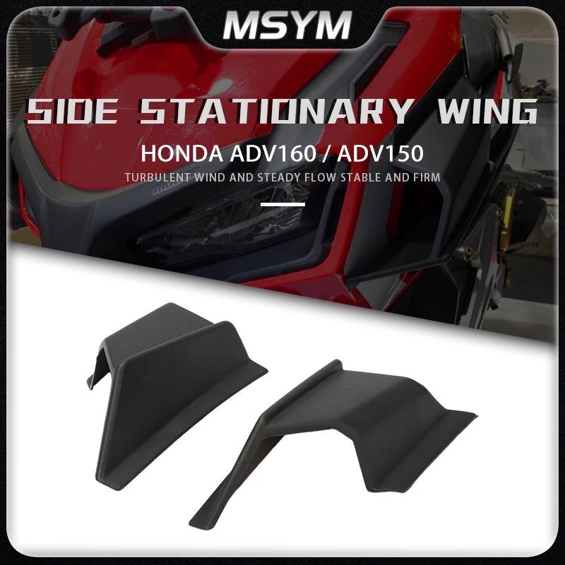 

For Honda ADV160 adv160 2022 2023 ABS Front Winglets Wing Windshield Fairing Aerodynamic Cover Protection Motocycle Accessories