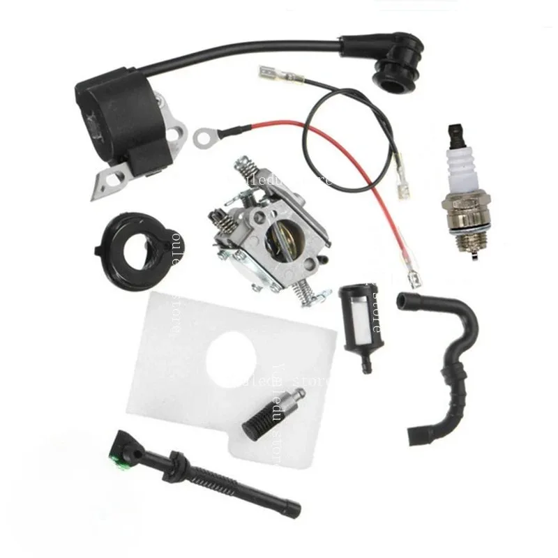 Apply To Chainsaw MS018 017 MS170 MS180 Carburetor, High Pressure Pack, Air Filter YouTube Oil Filter, Intake Pipe