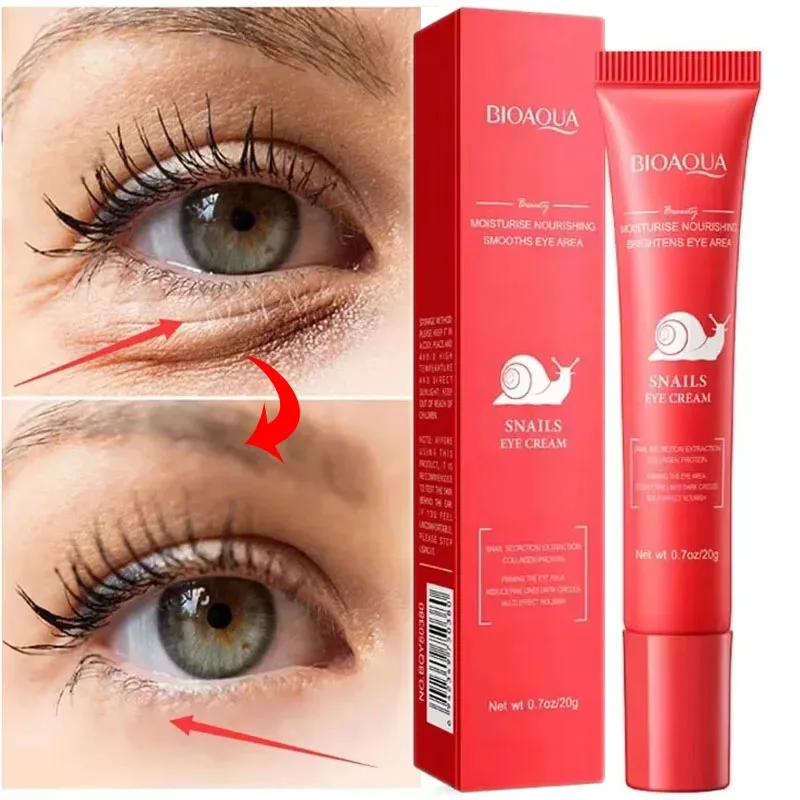 Instant Remove Wrinkles Eye Cream Fade Eye Fine Line Anti Aging Dark Circles Bags Puffiness Tighten Under Eyes Skin Care Product