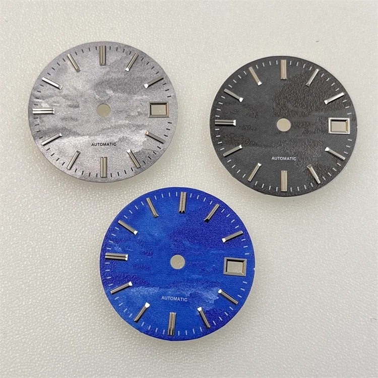 NH35 dial 28.5mm GSGS dial NH35 with cloud sea pattern for NH5 automatic movement SBGA413/SBGA433G watchmods can customize logo