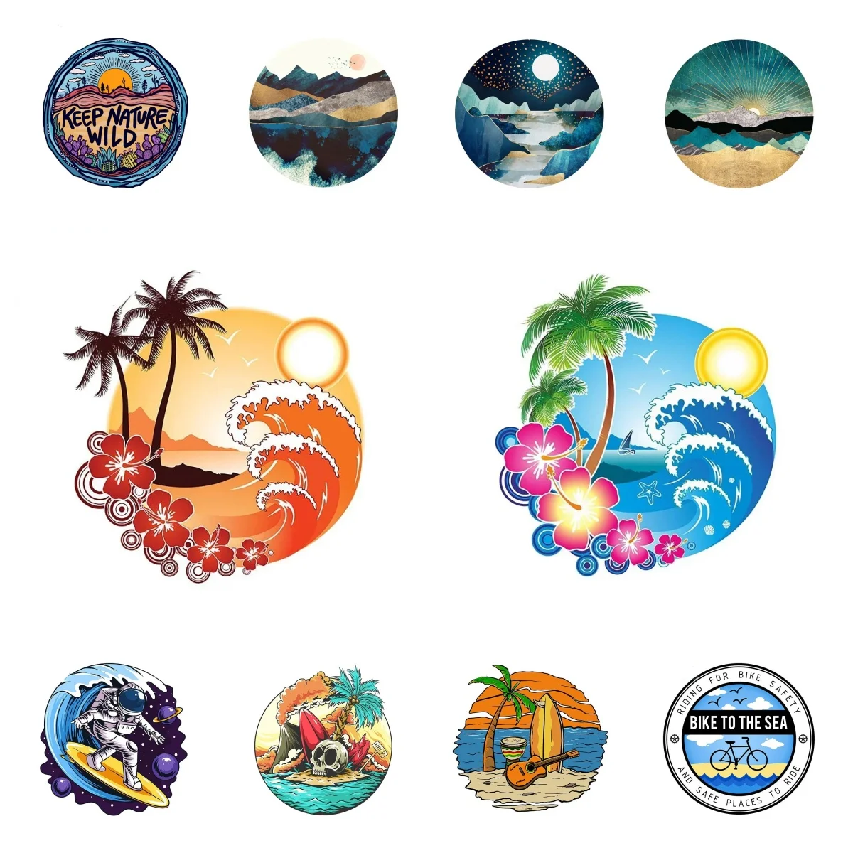 

Stylish Surf Vinyl Decal Creative Car Sticker for Car Window Bumper Laptop Decals Decoration Car Accessories