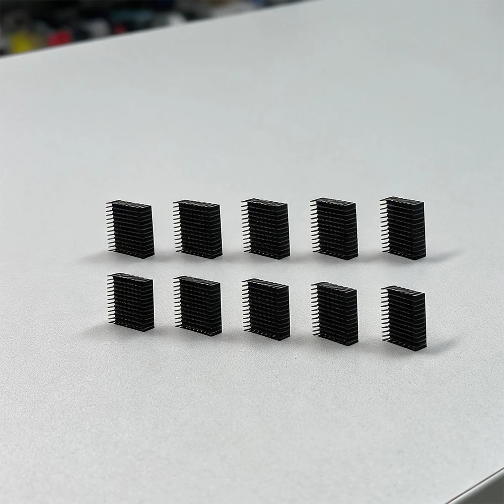 10pcs 42mm Stepper Motor Heat Sink for 3D Printer Aluminum Construction with Thermal Pad to Maintain Motor Efficiency Under Load