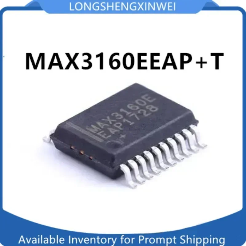50PCS MAX3160EEAP+T New Package SSOP-20 Original Communication Interface Chip RS-485/RS-422 in Stock