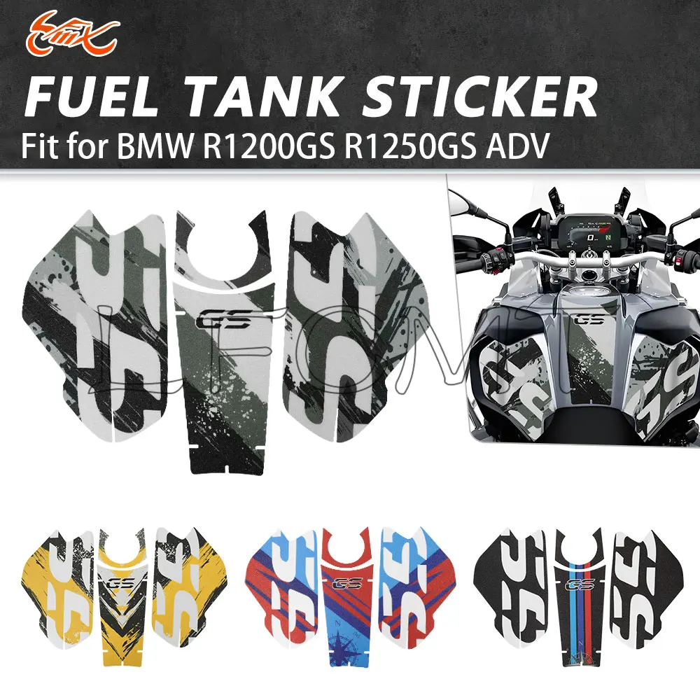 

Fit for BMW R1250GS 2018-2023 R1200GS 13-22 R 1200 1250GS ADV Frosted Motorcycle Side Knee Protector Fuel Tank Pad Sticker Decal