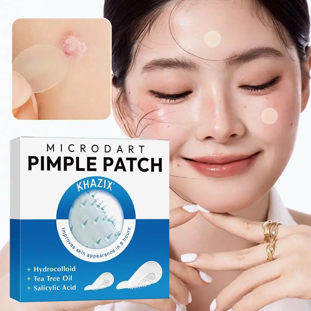 24pcs Invisible Clear Pimple Patch Hydrocolloid Pimple Patch Deep-Cleansing Invisible Pimples Cover Patches For Pimple Overnight