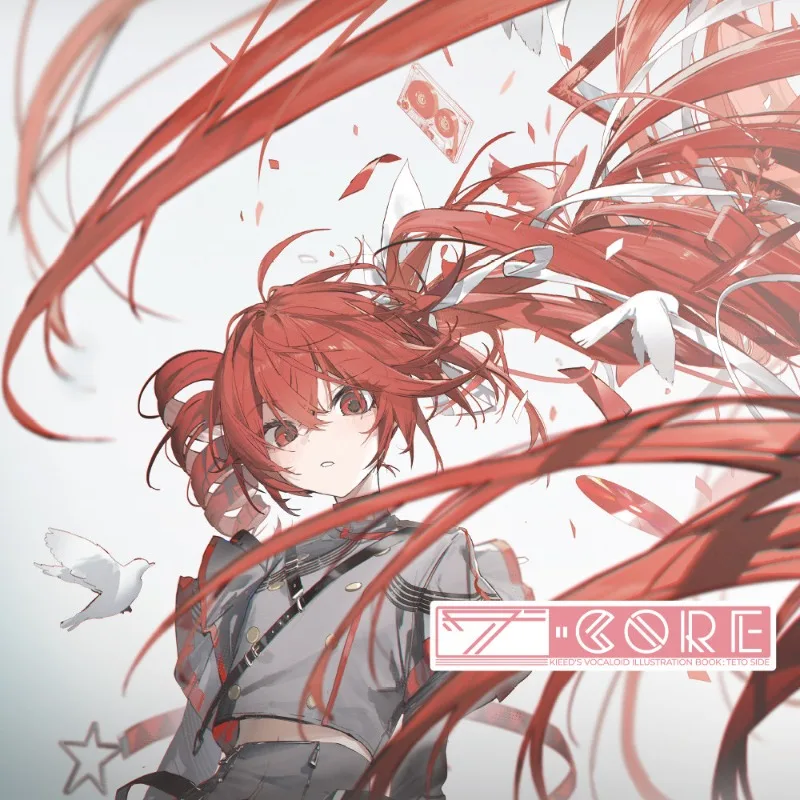 Kasane Teto Artwork Illustration Collection Booklet Art Book Doujinshi Merchandise Standee Retro Anime Fashion Creative Painting