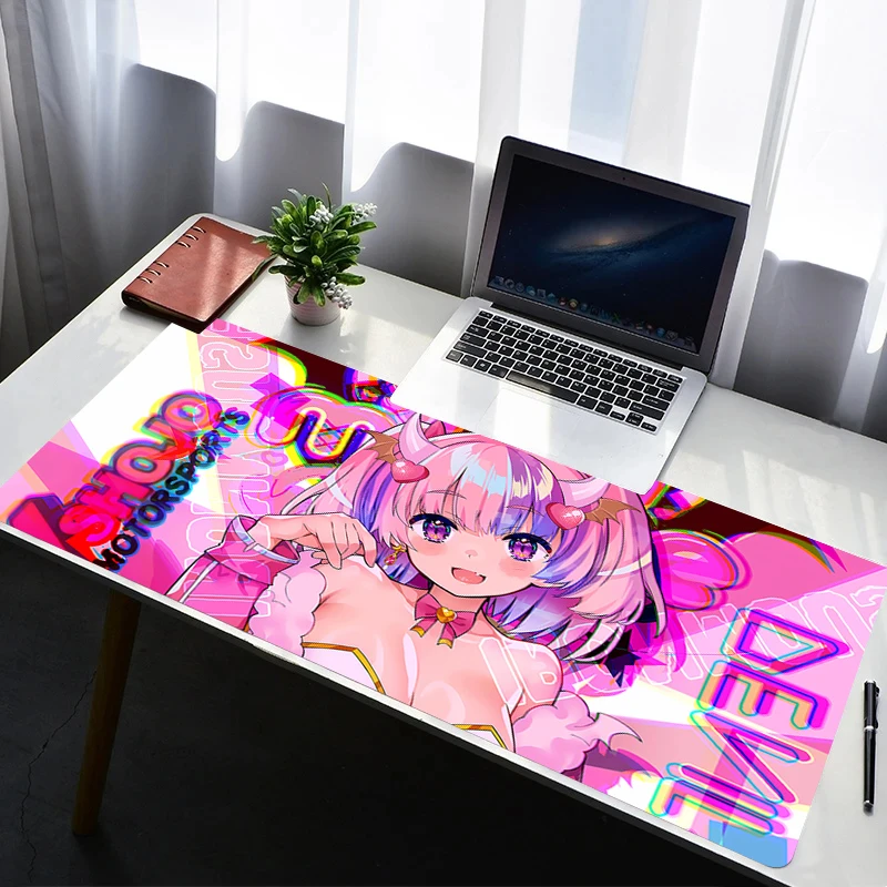 

Gaming Mouse Pad Design Non-slip Rubber Sewn Edge Desk Mat Keyboard Pad VShojo Ironmouse Gamers And Office Work Mousepad