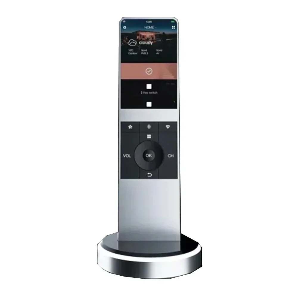 

JBLYU Tuya Wi-Fi умный пульт дистанционного управления с HD сенсорным экраном Беспроводная зарядная база Голосовое управление Умные устройства Iremote Control