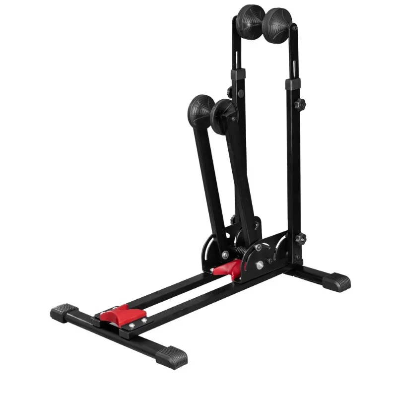 

Bicycle Vertical Parking Rack Road Bike Double Rod Folding Support Display Stand Bicycle Mountain Bike U-shaped Bracket