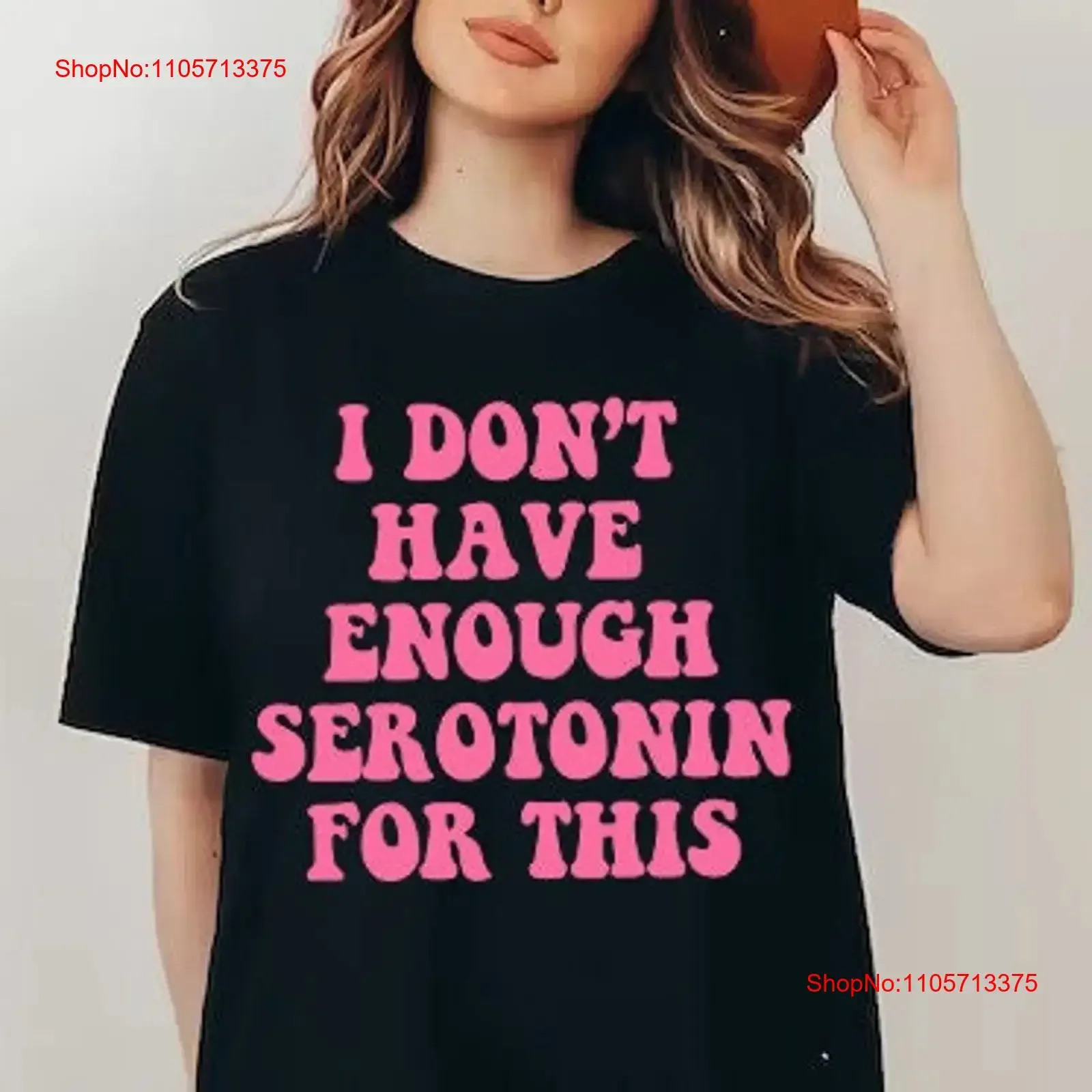 i dont have enough serotonin for this deficiency funny anxiety depression awareness molecule therapist tee vintage Washed