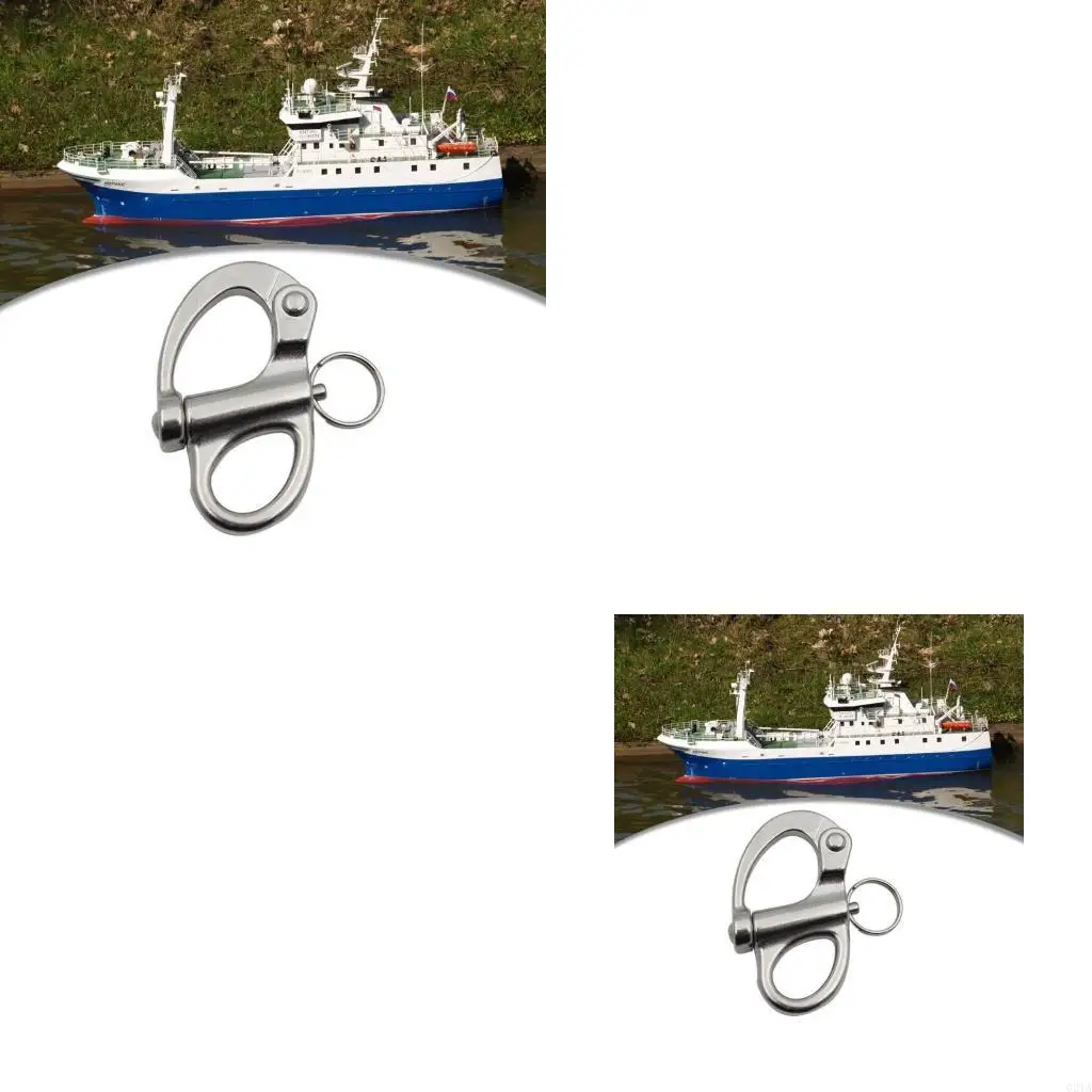 

Eye Shackle, Marine Sailboats Shackles, 35/52/69/96mm Stainless Steel Shackles Quick Release